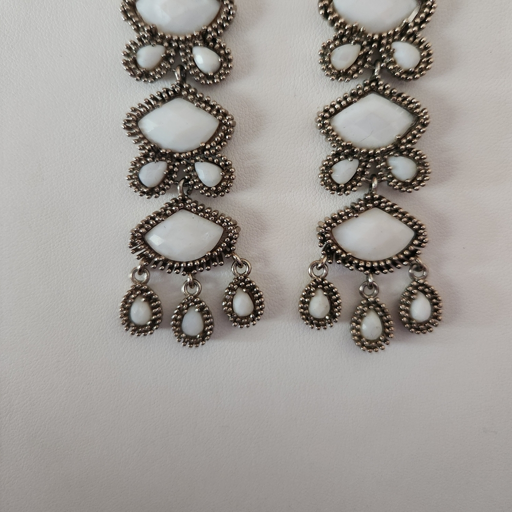🌸RARE🌸 Vintage Kendra Scott Zoe Statement Earrings - Picture 3 of 6